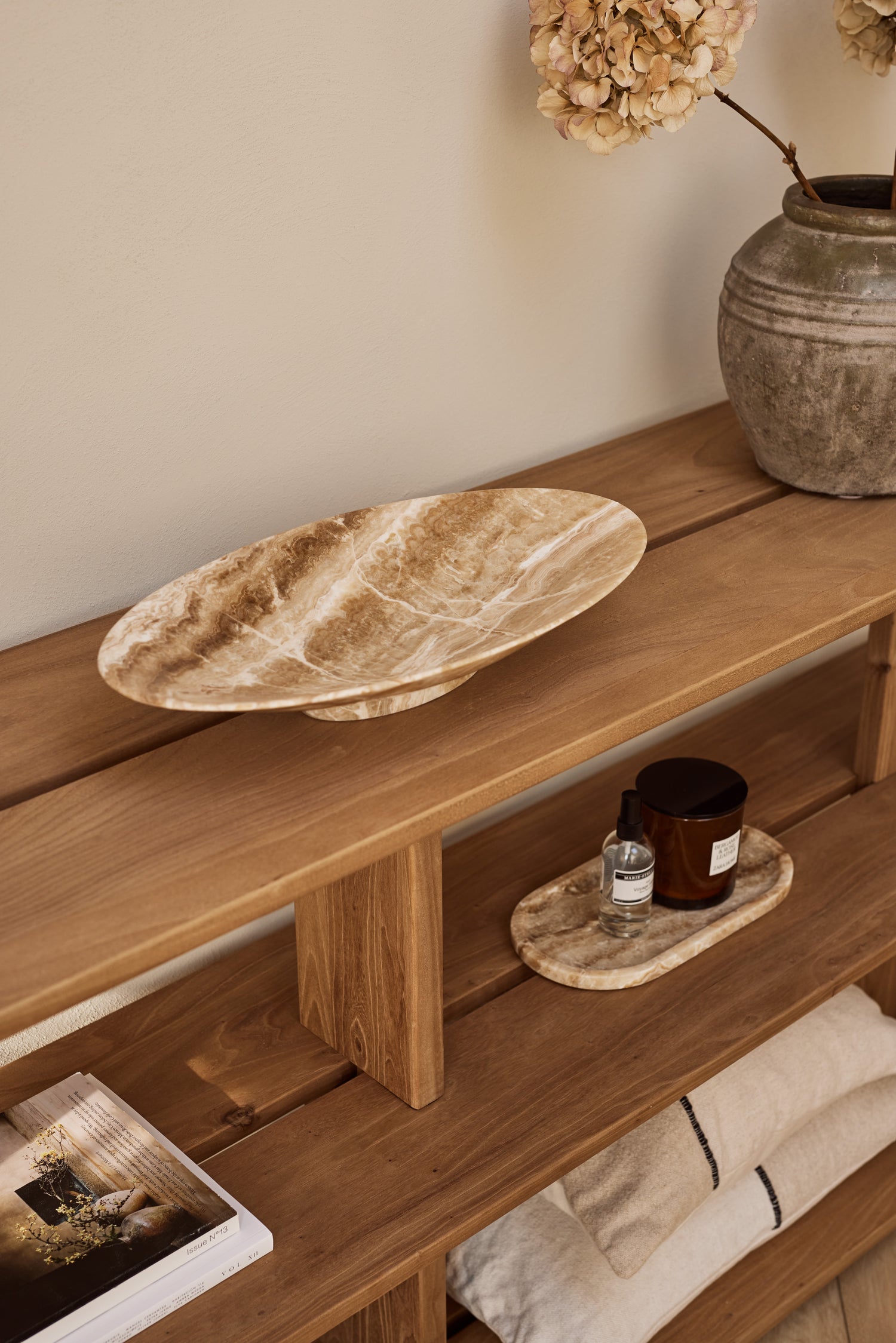 Sandal onyx schaal 45cm