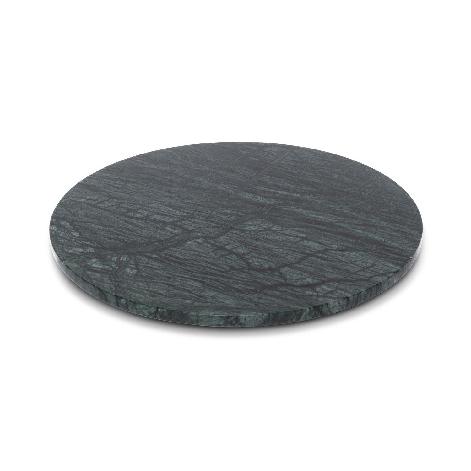 Marmer dienblad rond groen
