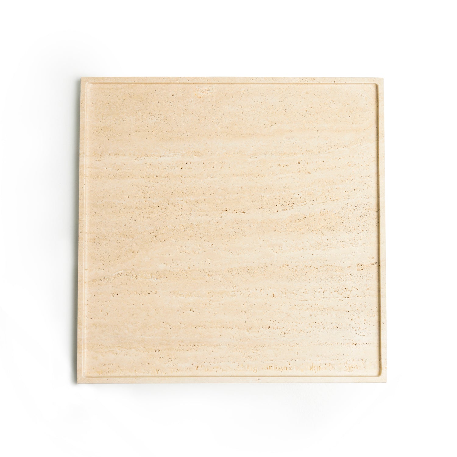 Travertine dienblad tray 45x45cm