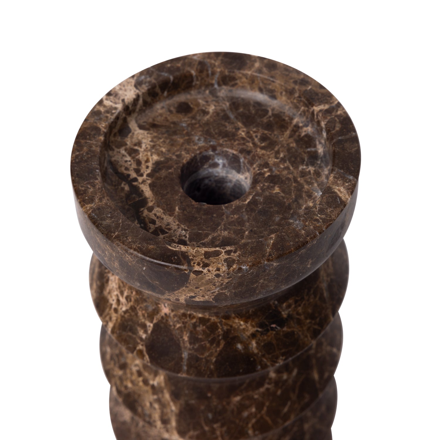 Rhombus kaarshouder Dark Emperador H20x9cm