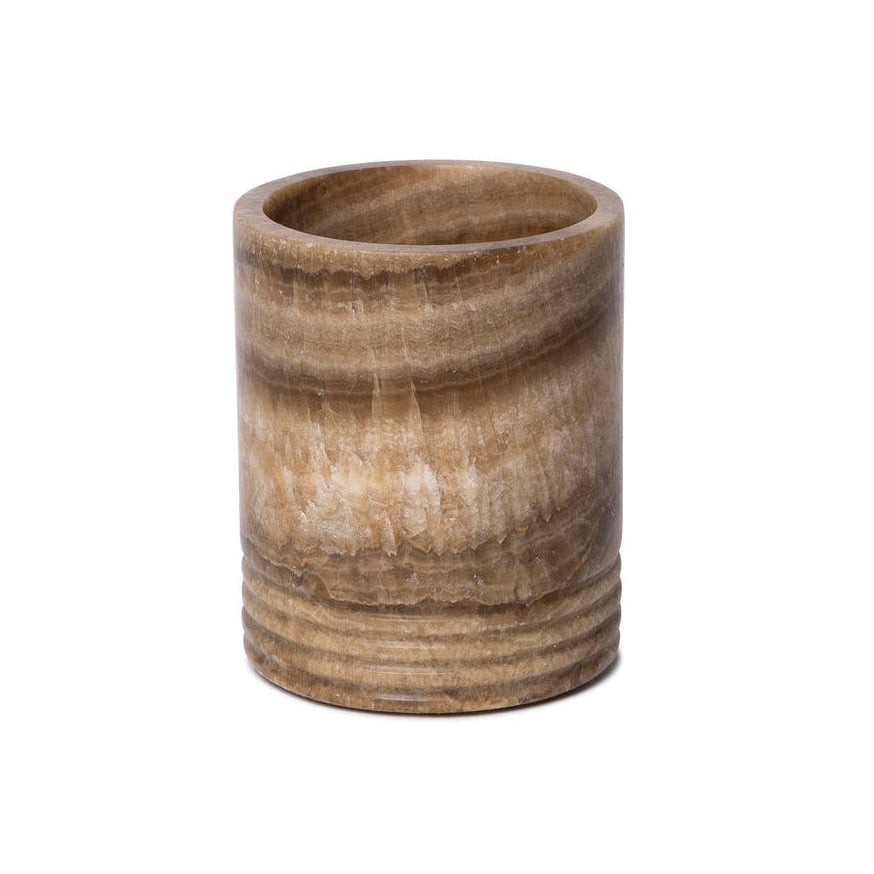 Windlicht Sandal onyx L Ø14x17cm