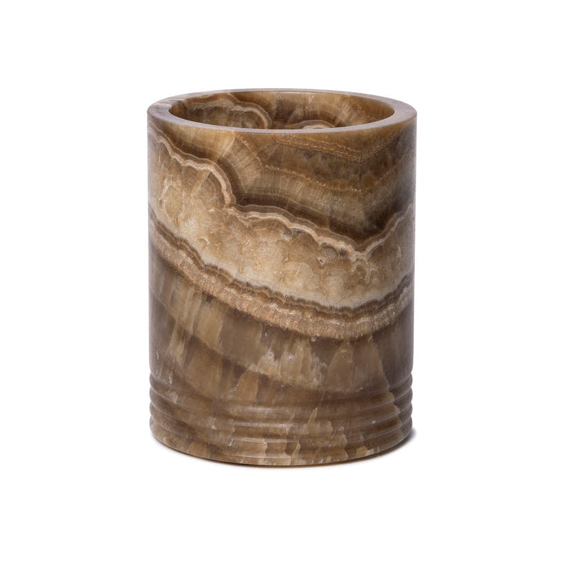 Windlicht Sandal onyx XL Ø17x21cm