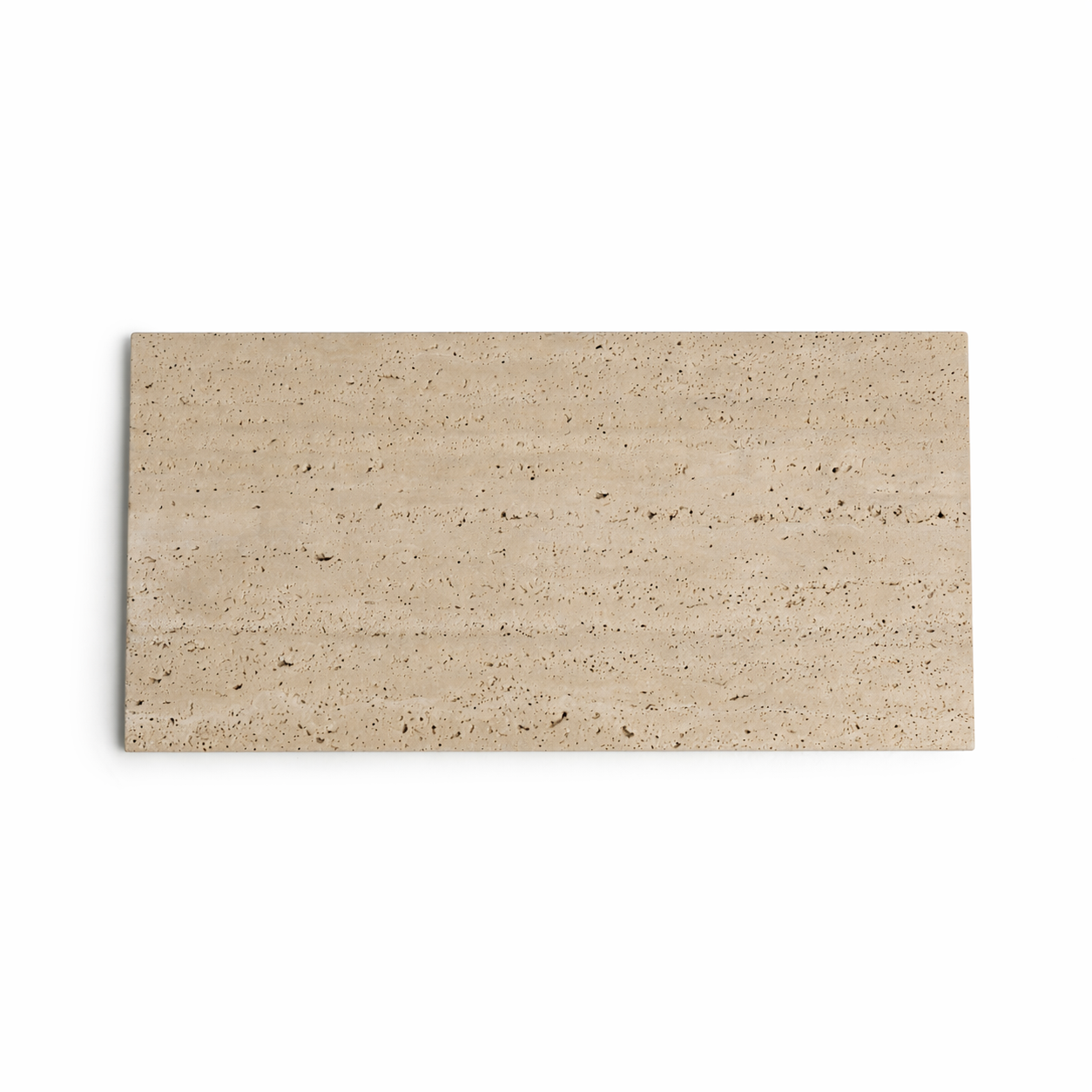 Travertine tray rectangle L 20x40cm
