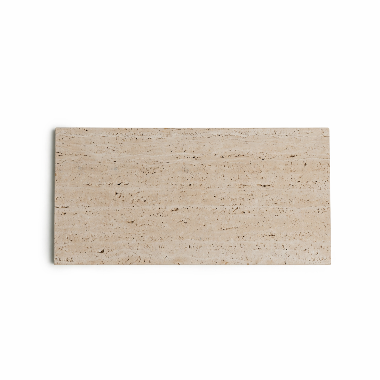 Travertine dienblad rechthoek M 15x30cm