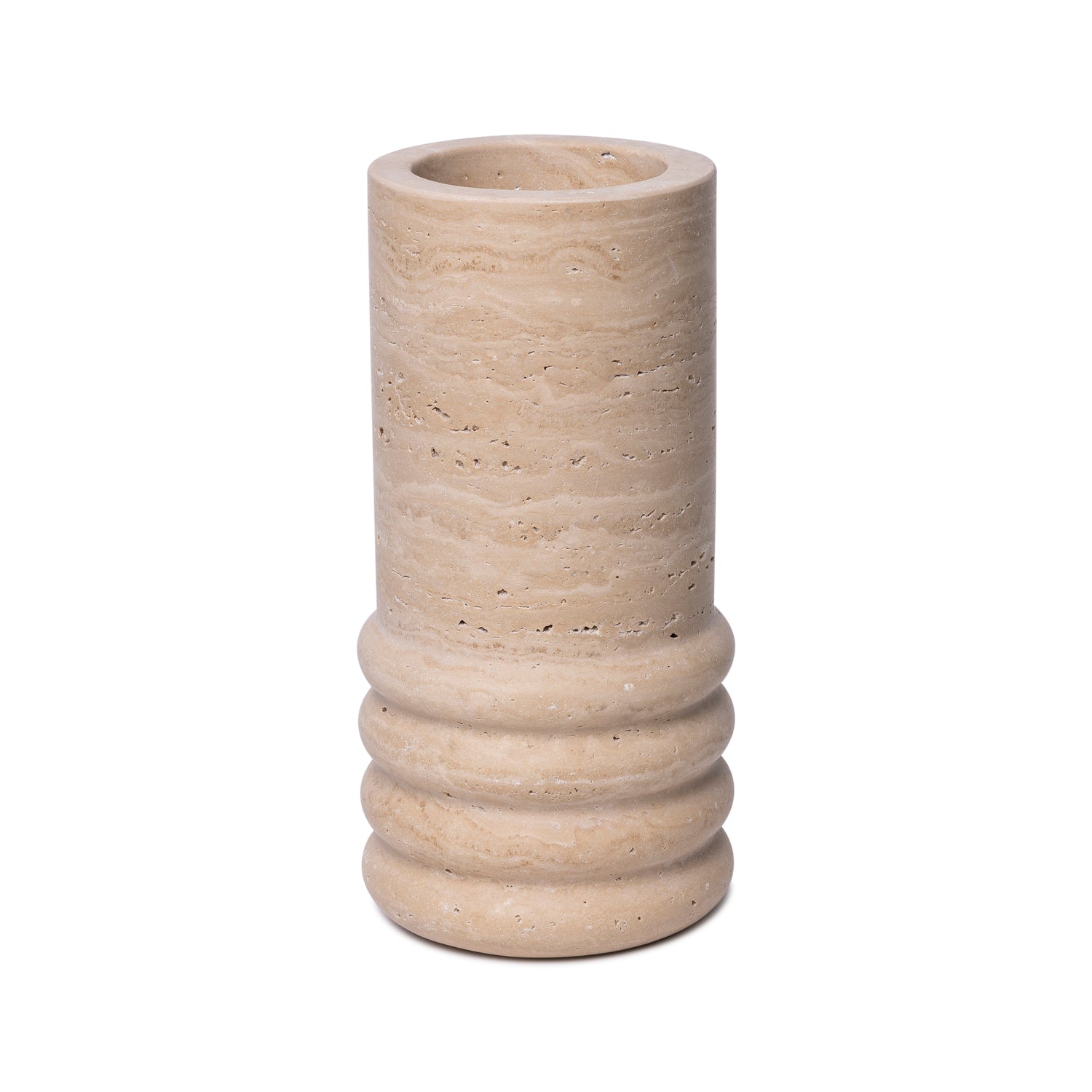 Travertine Vaas Molí 12x25cm
