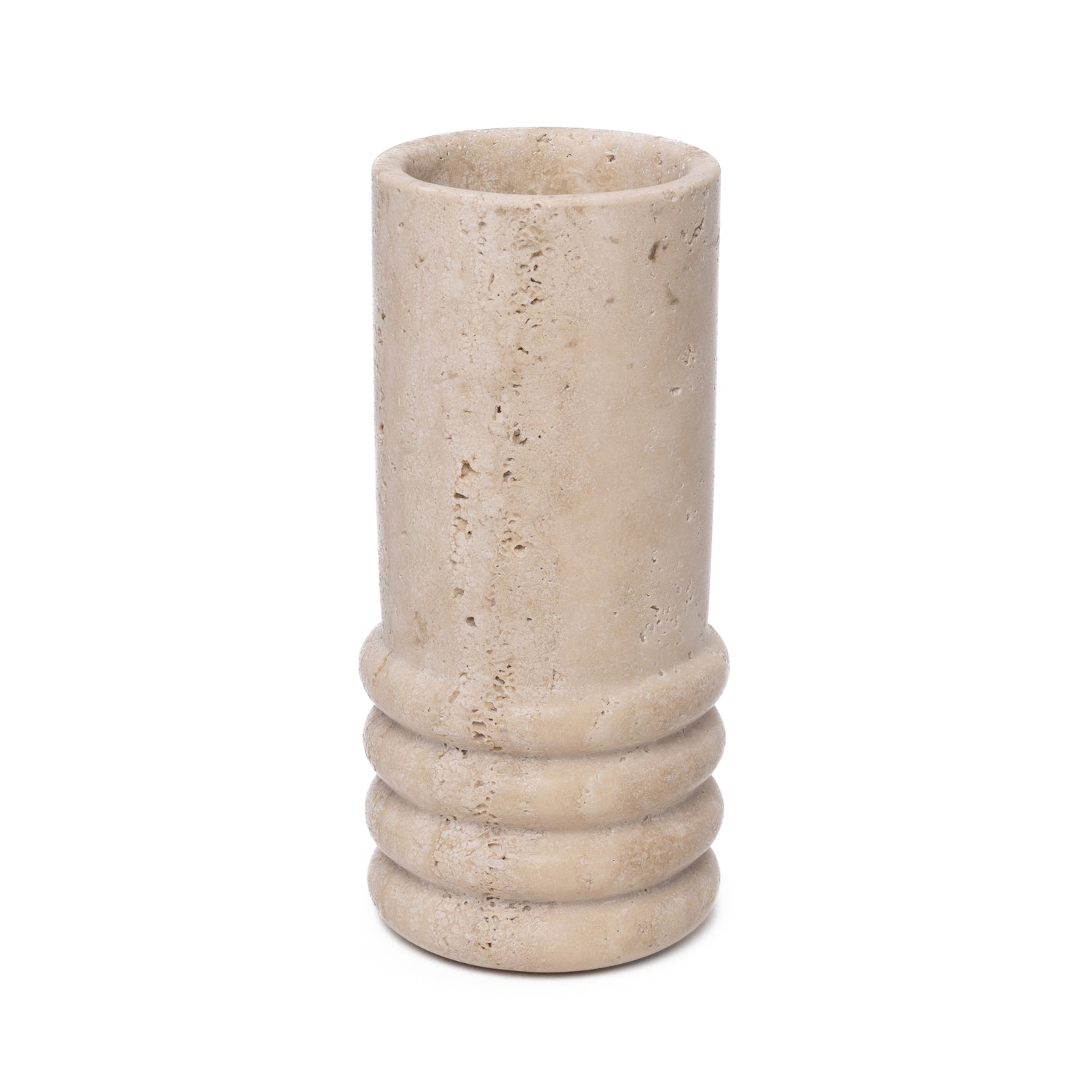 Travertinvase Molí 12x25cm