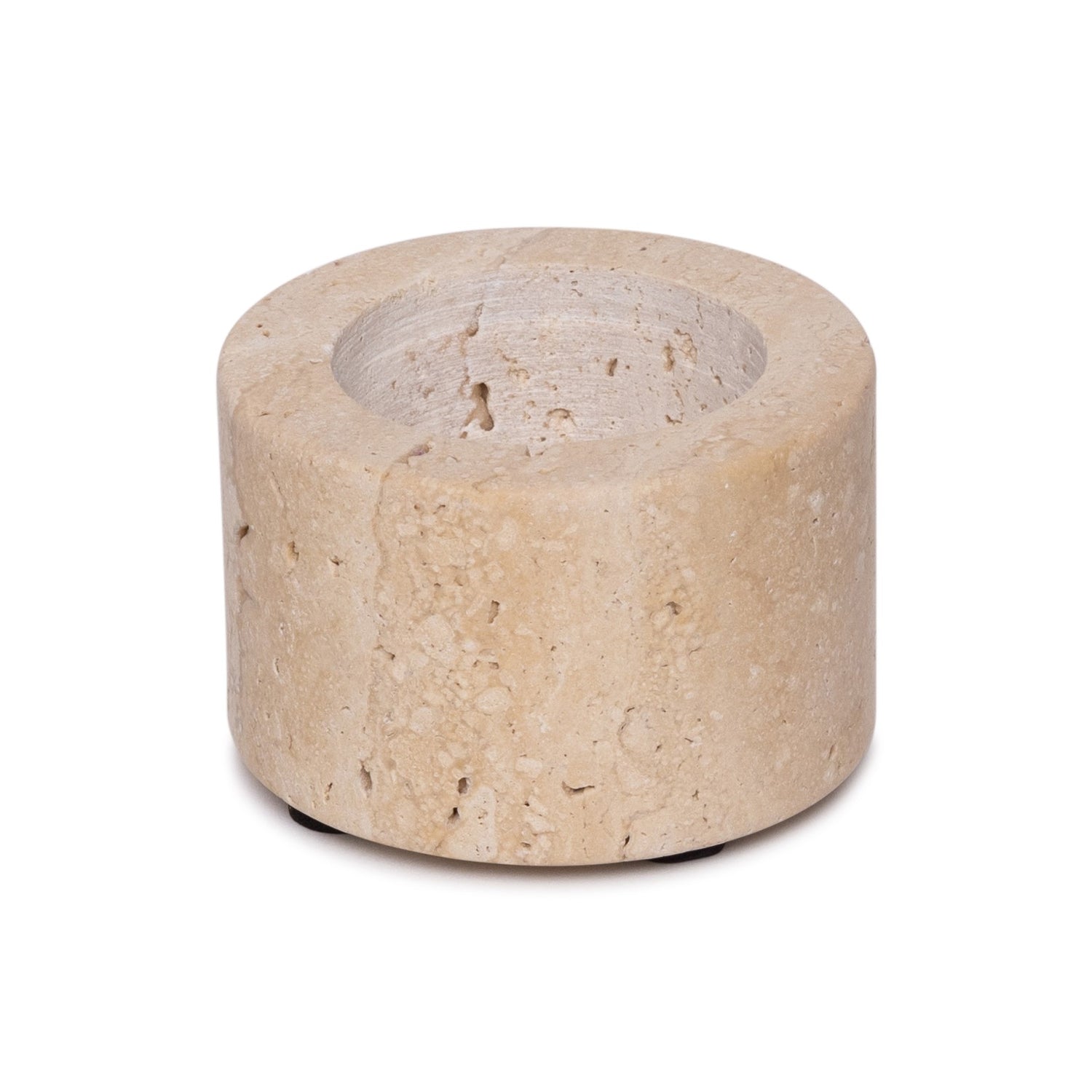 Teelichthalter aus Travertin S Ø6x4cm