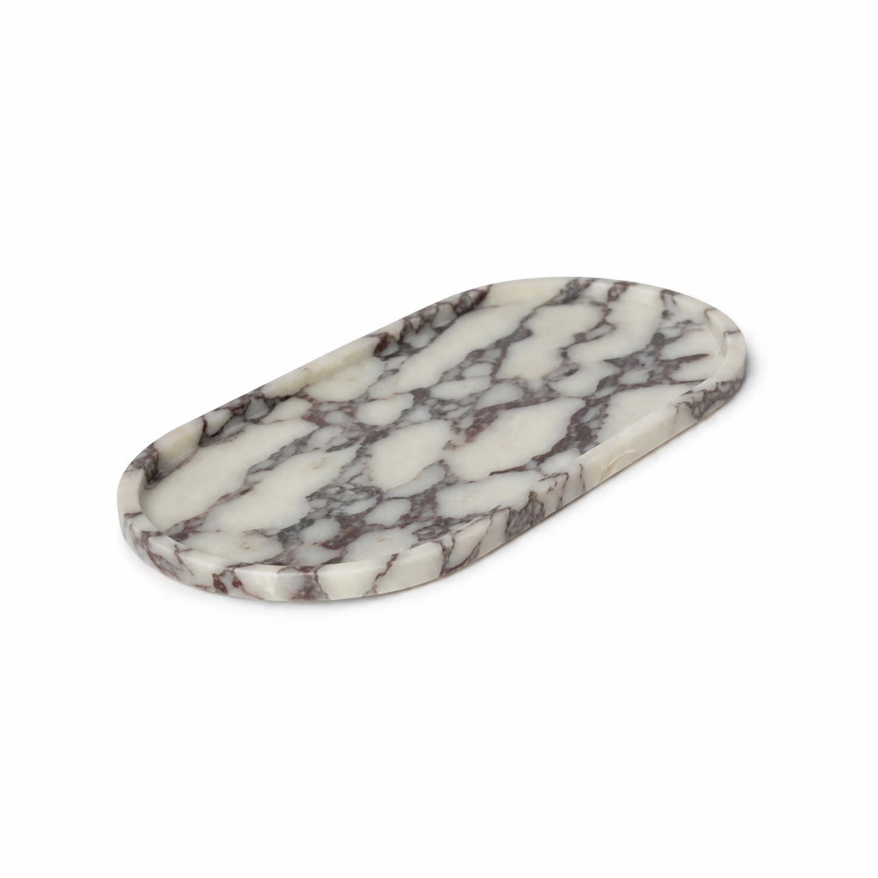 Marmer tray ovaal 40x20cm Calacatta