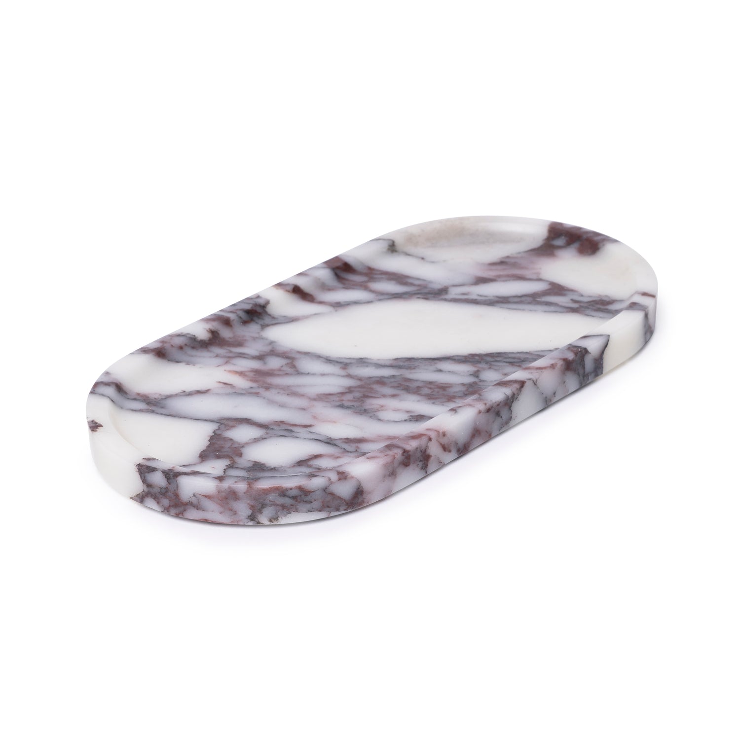 Marmer tray ovaal 30x15cm Calacatta