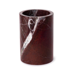 Marmer vaas/wijnkoeler rood 