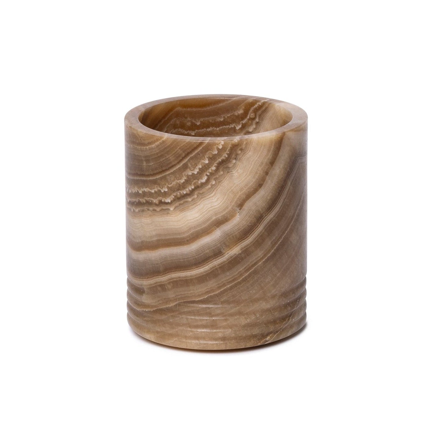 Windlicht Sandal onyx M Ø11x13cm