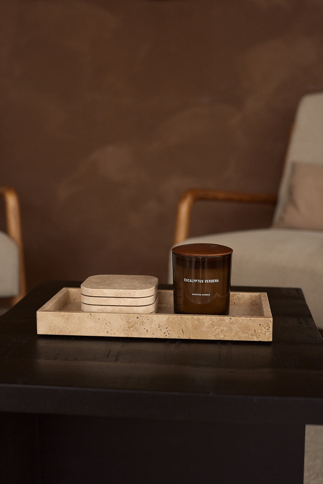 Travertine tray tray 15x30cm 