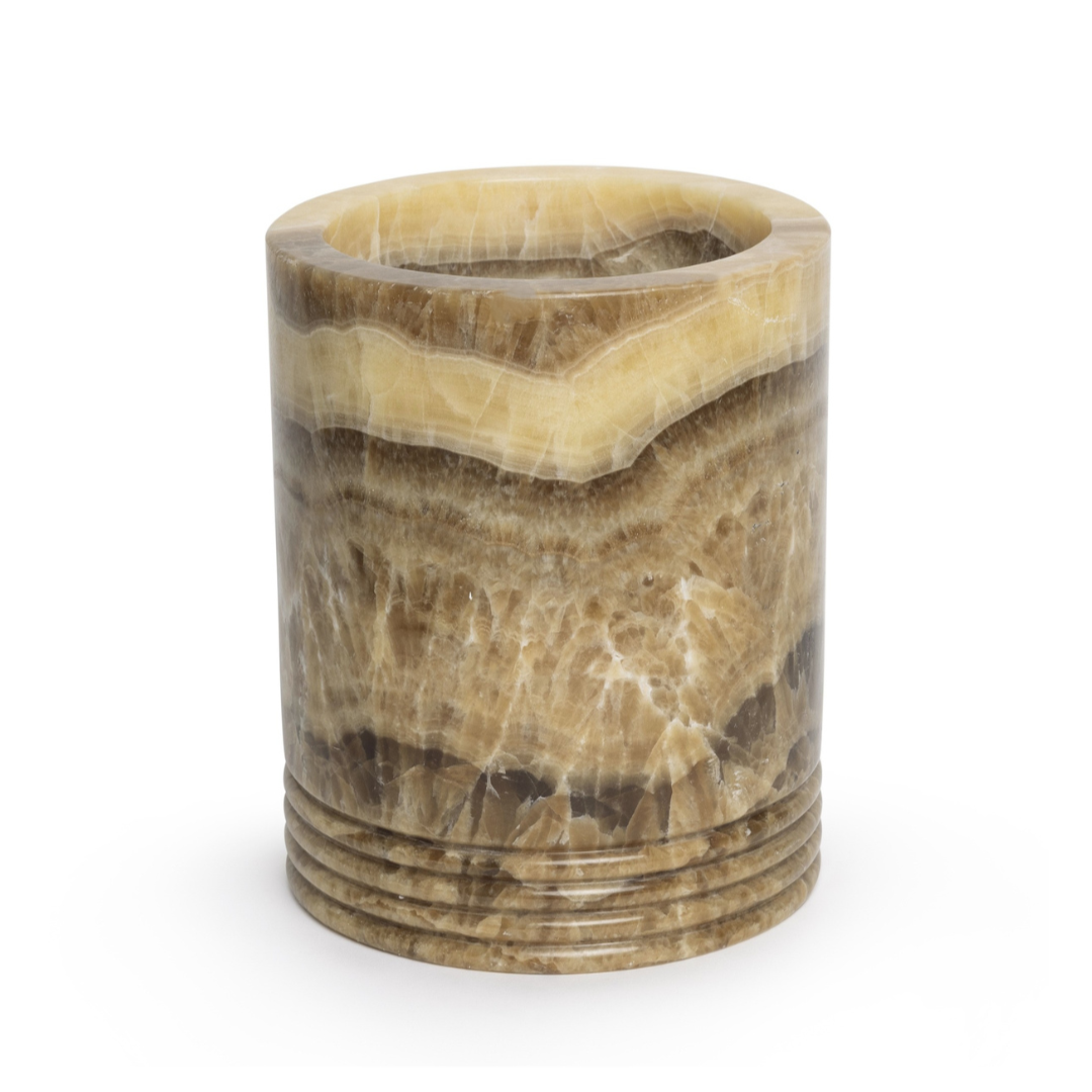 Windlicht Sandal onyx XL Ø17x21cm